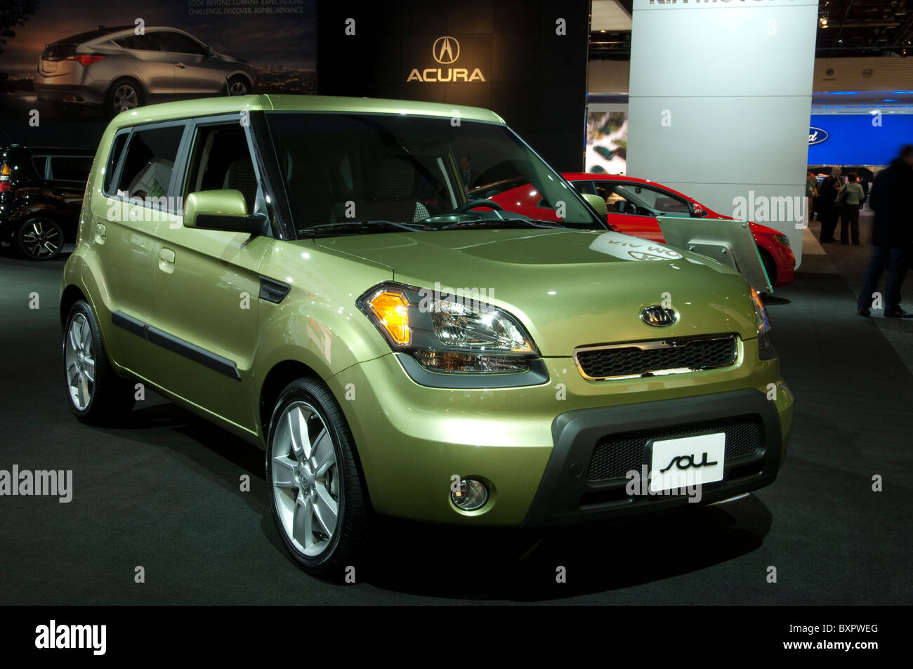 Kia Soul at the 2010 North American International Auto Show in Detroit Stock Photo