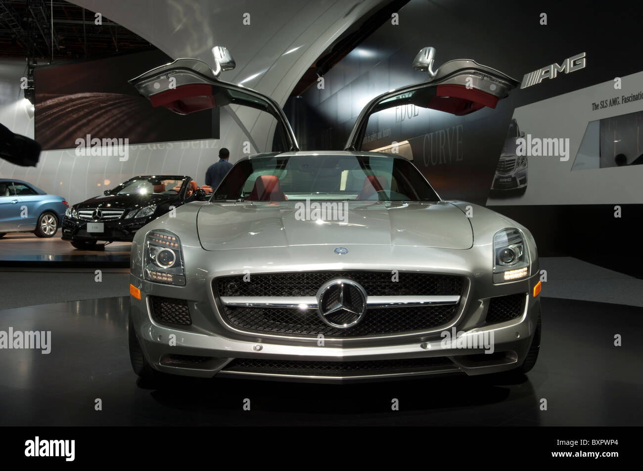 Mercedes  SLS AMG at the 2010 North American International Auto Show in Detroit Stock Photo