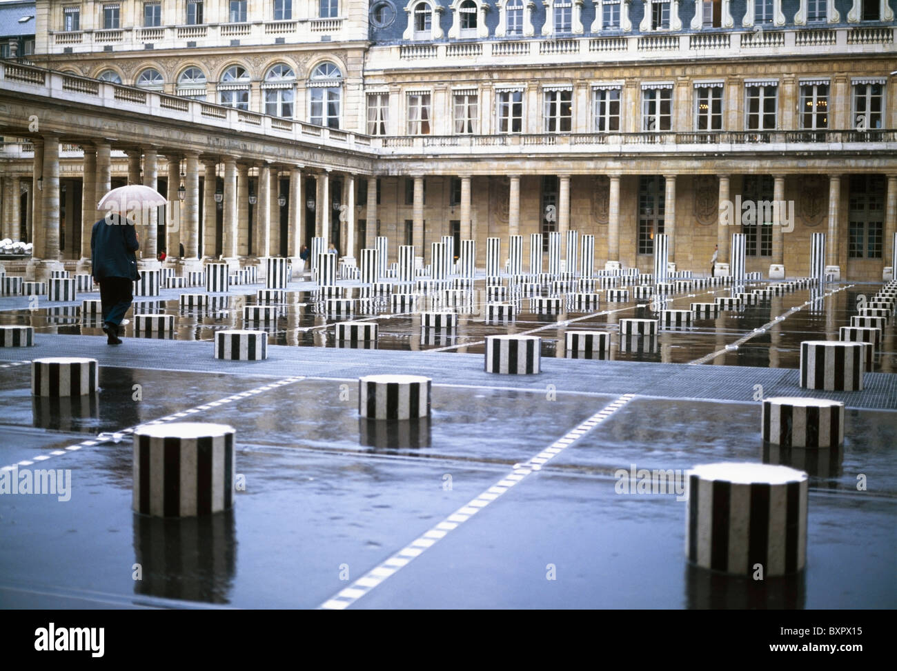 Jardins Du Palais Royal. Stock Photo