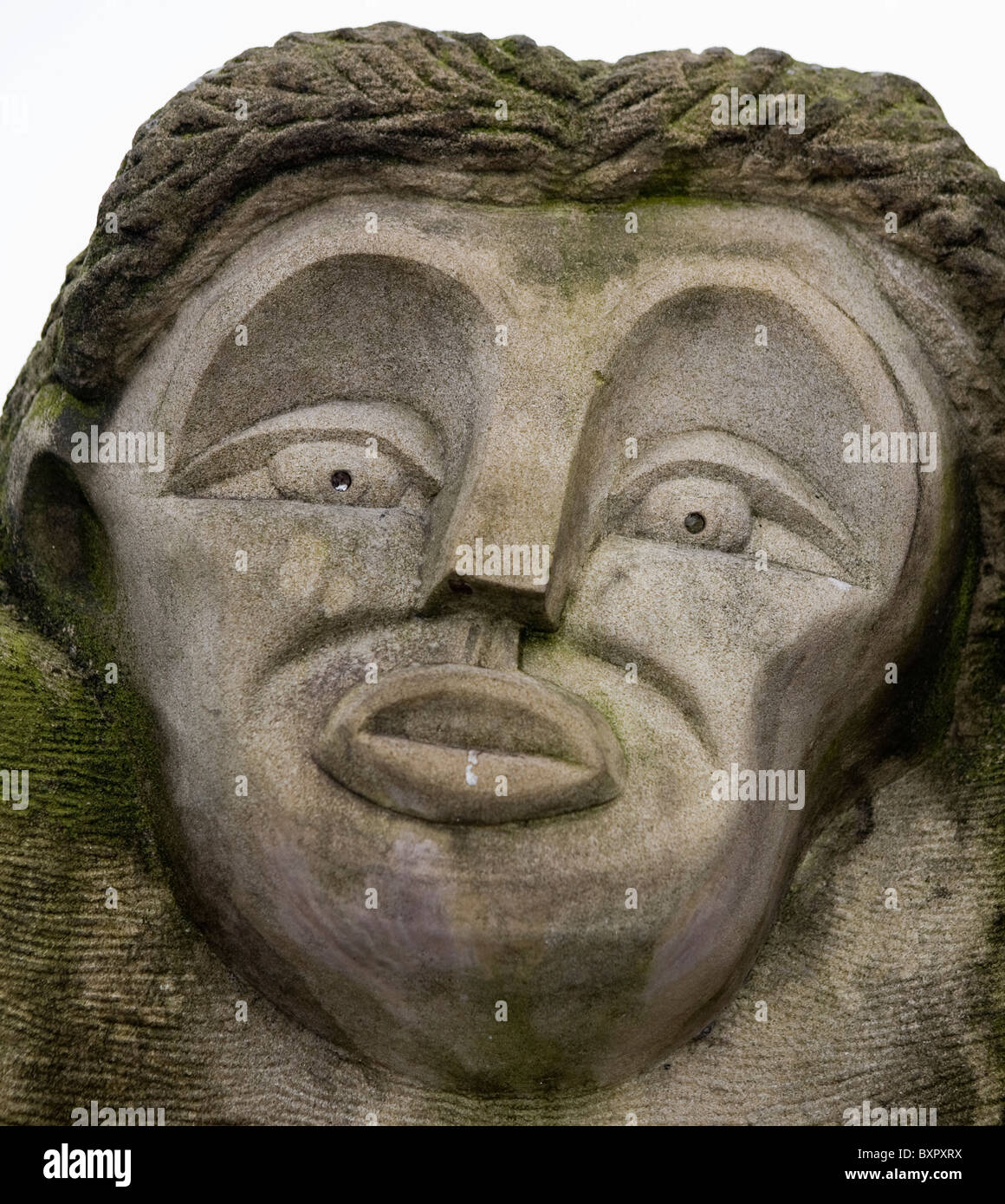 Stone Carving Gargoyle Preston City Centre Lancashire UK Stock