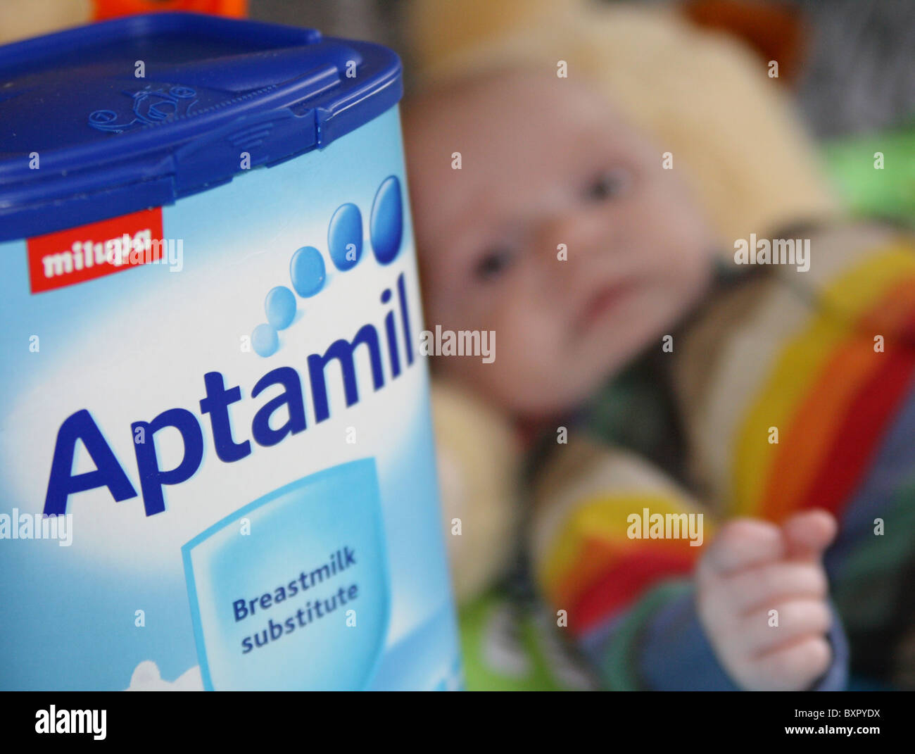 Aptamil formula milk UK 2010 Stock Photo