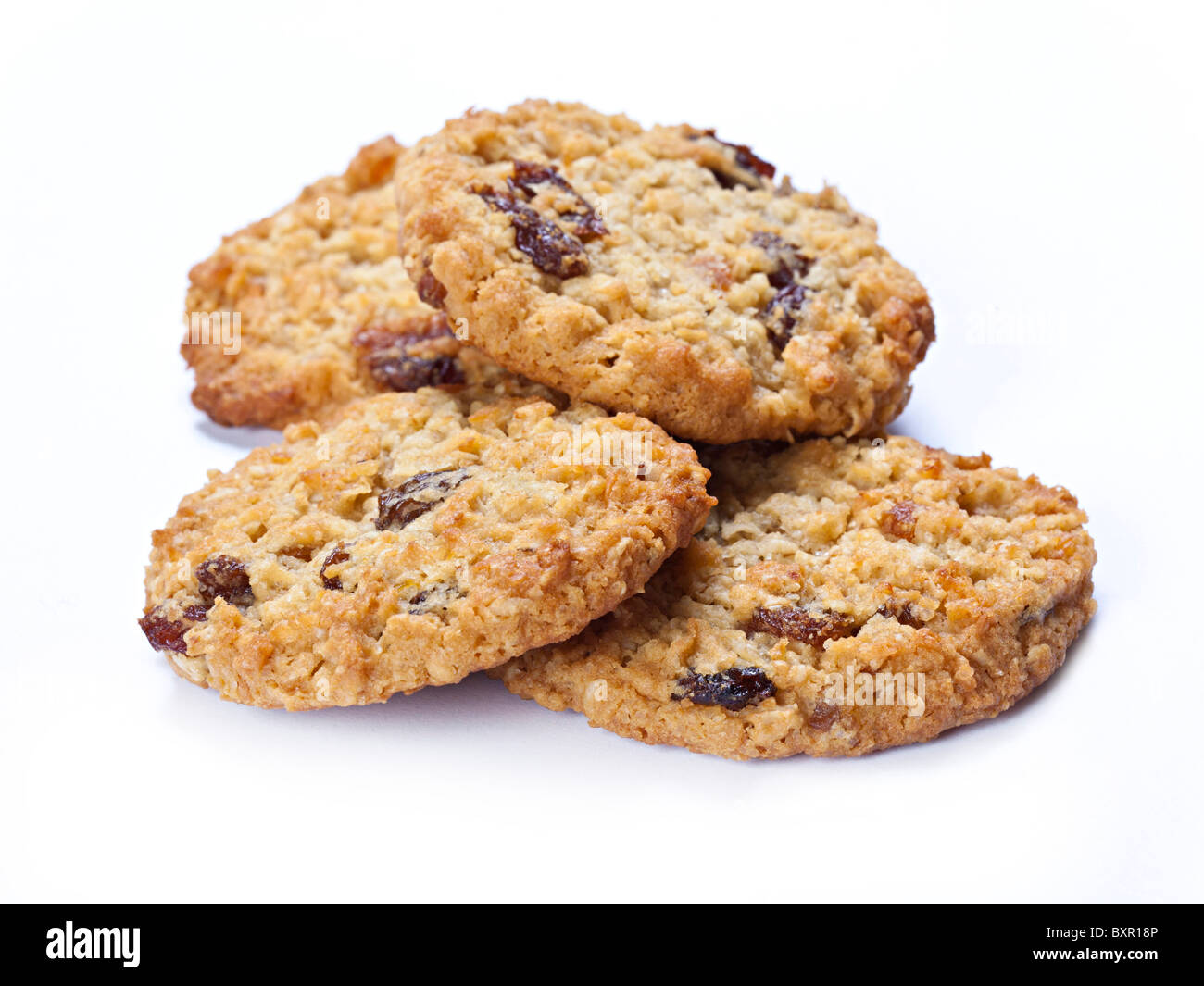 sultana cookie biscuits Stock Photo
