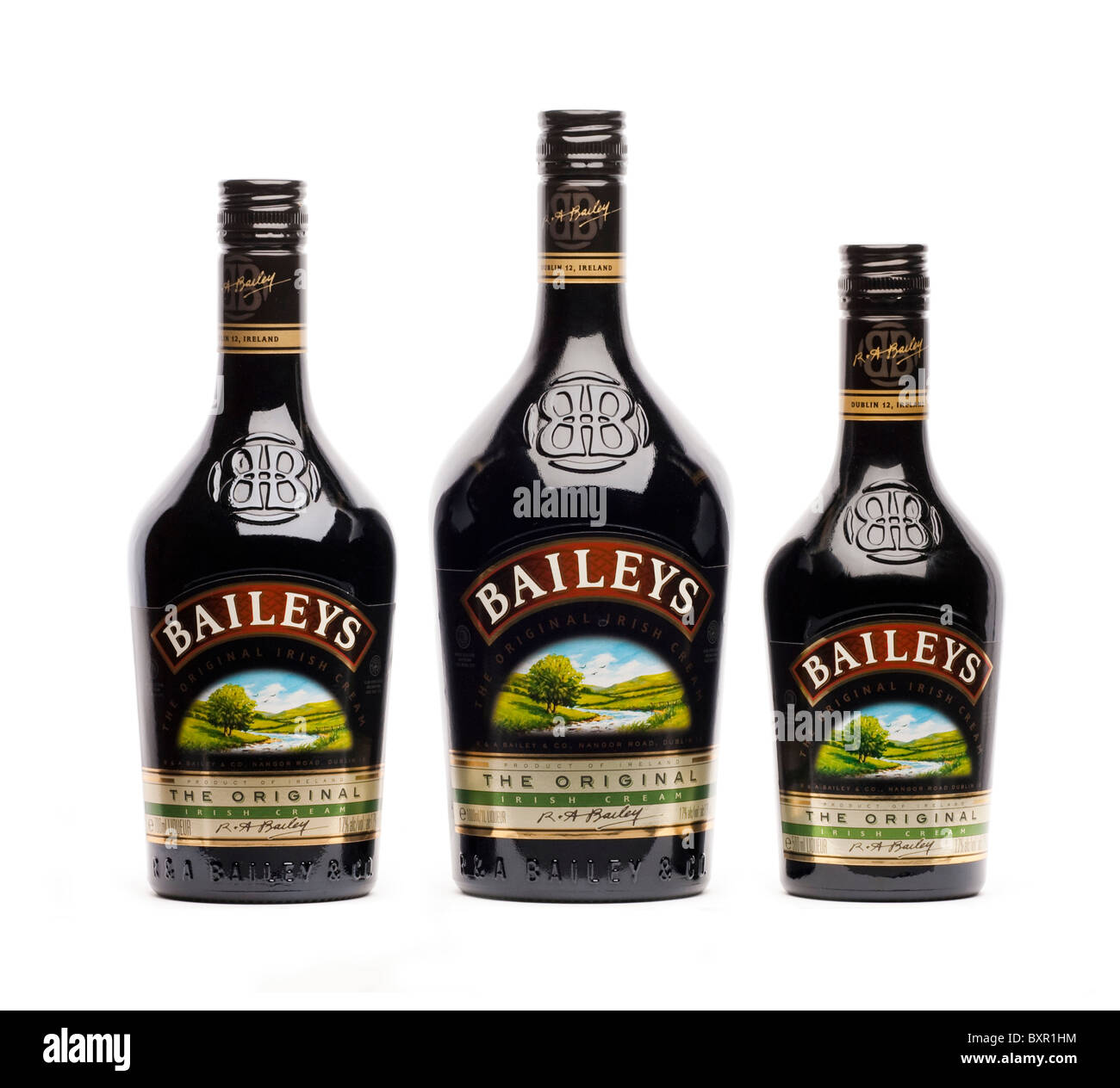 bottle of Baileys Irish Cream liqueur Stock Photo