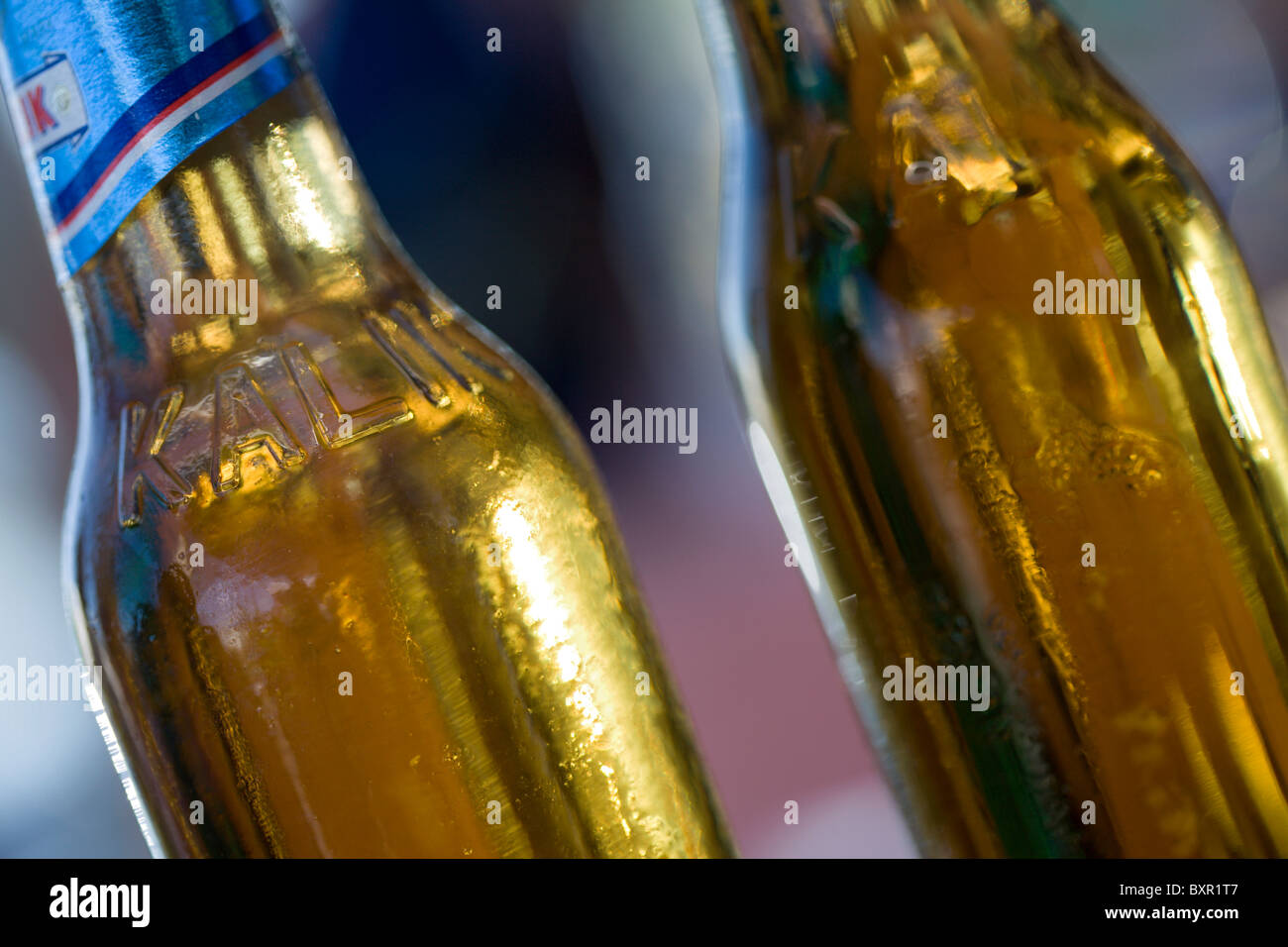 2 Bottles of Beer Stock Photo - Alamy