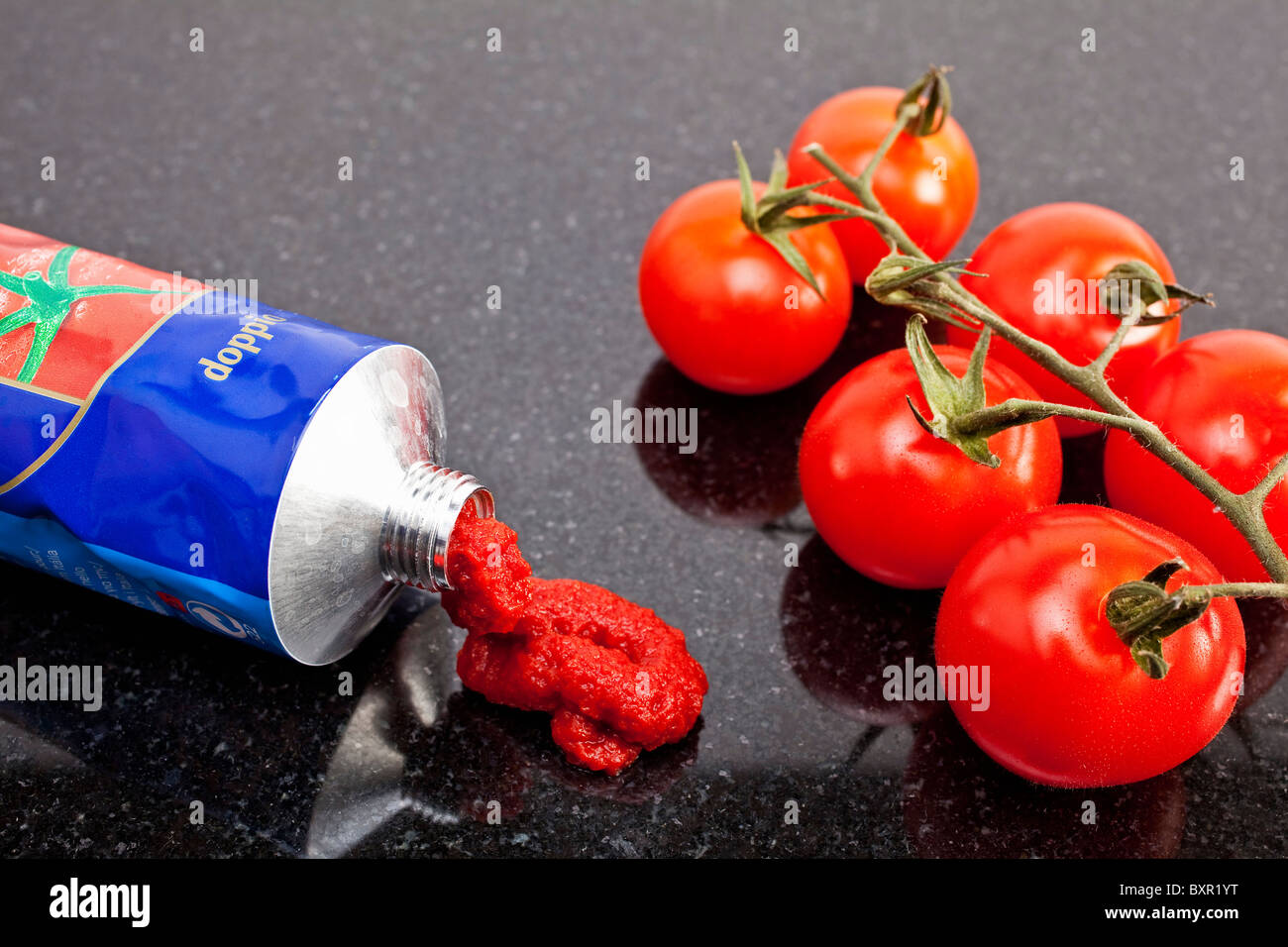 Tomato puree Stock Photo