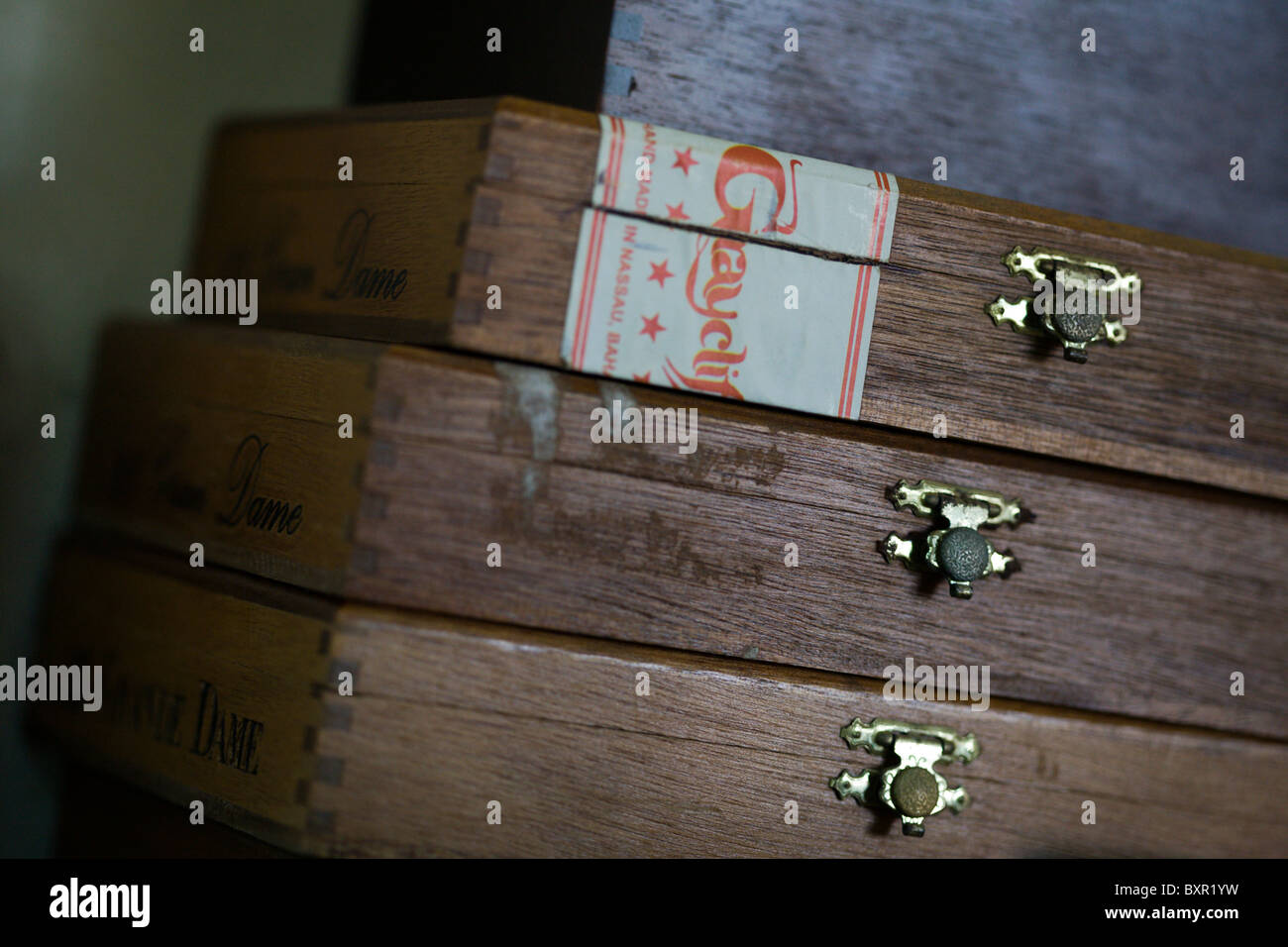 Cigar Boxes Stock Photo Alamy