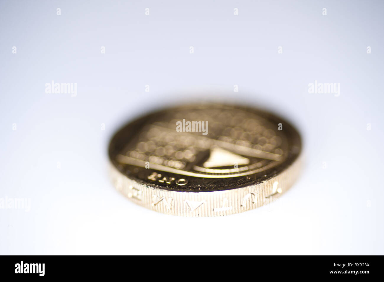 British Pound Coin Stock Photo