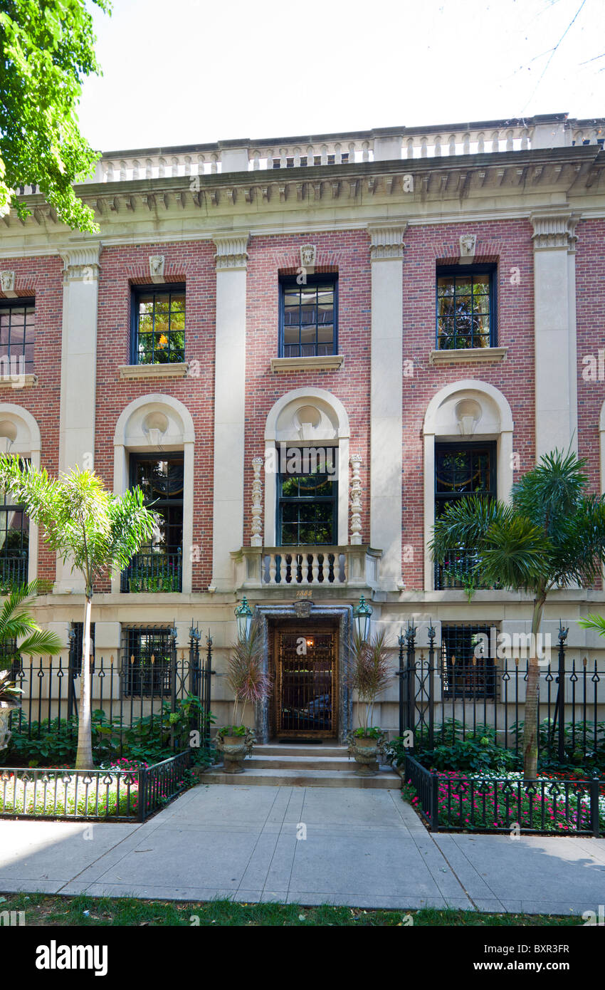 William C. Goodman mansion, Astor Street, Chicago, Illinois, USA Stock Photo