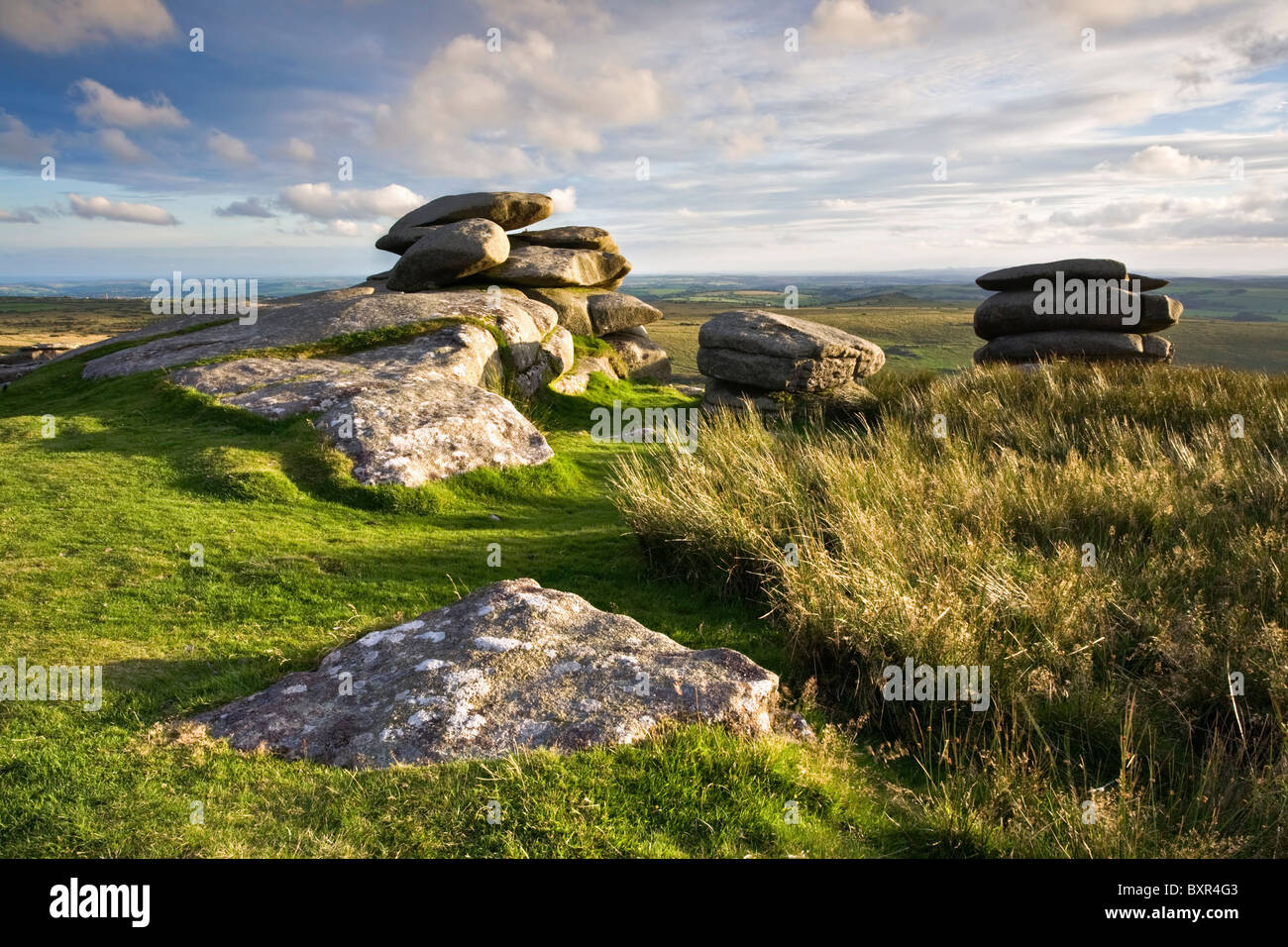 Stowes Hill on Bodmin Moor in Cornwall Stock Photo