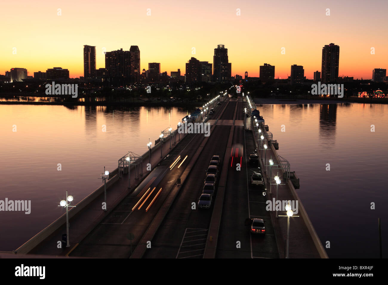 Evening, The Pier, St. Petersburg, Florida Stock Photo