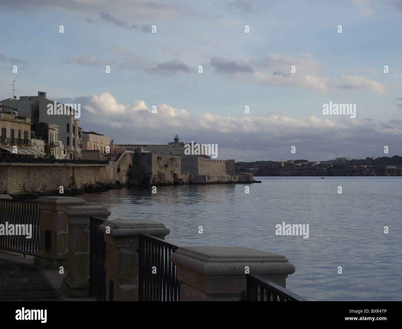 Landmark of Syracuse, Sicily (Italy) during a nic…