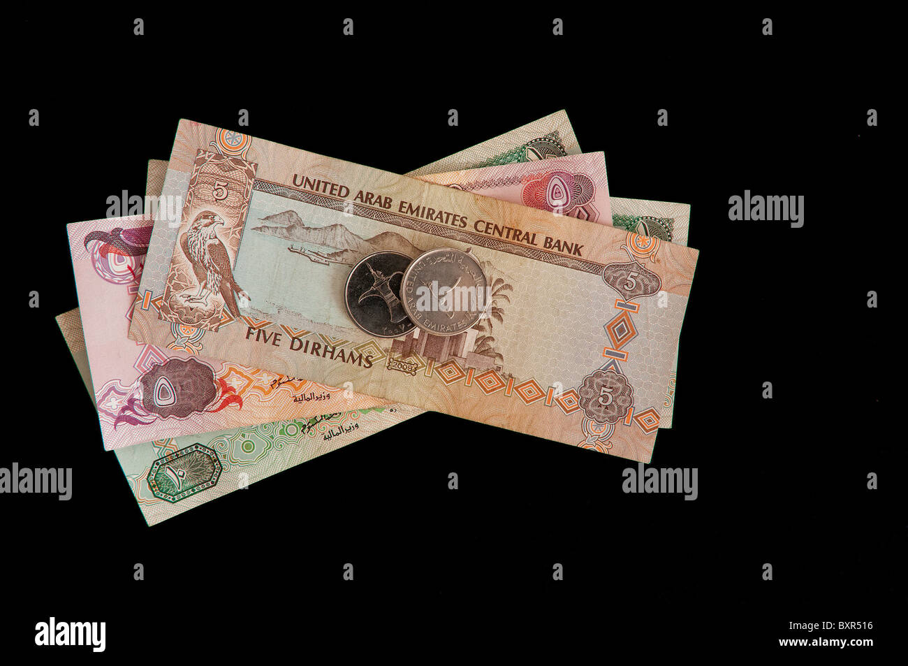 U.A.E. currency banknote Stock Photo