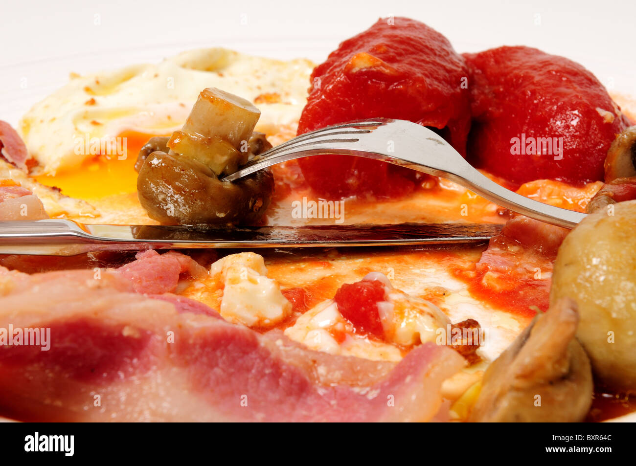 Bacon and Eggs ''Full English Fried Breakfast'' Stock Photo Alamy