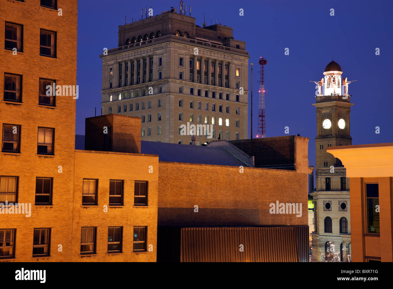 Downtown of Canton, Ohio, USA Stock Photo Alamy