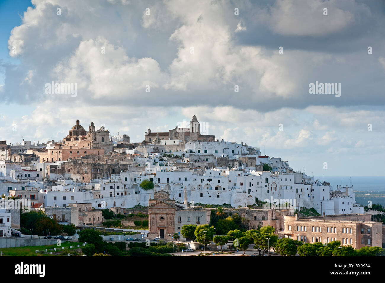 The old town of Ostuni, Puglia, Italy Stock Photo