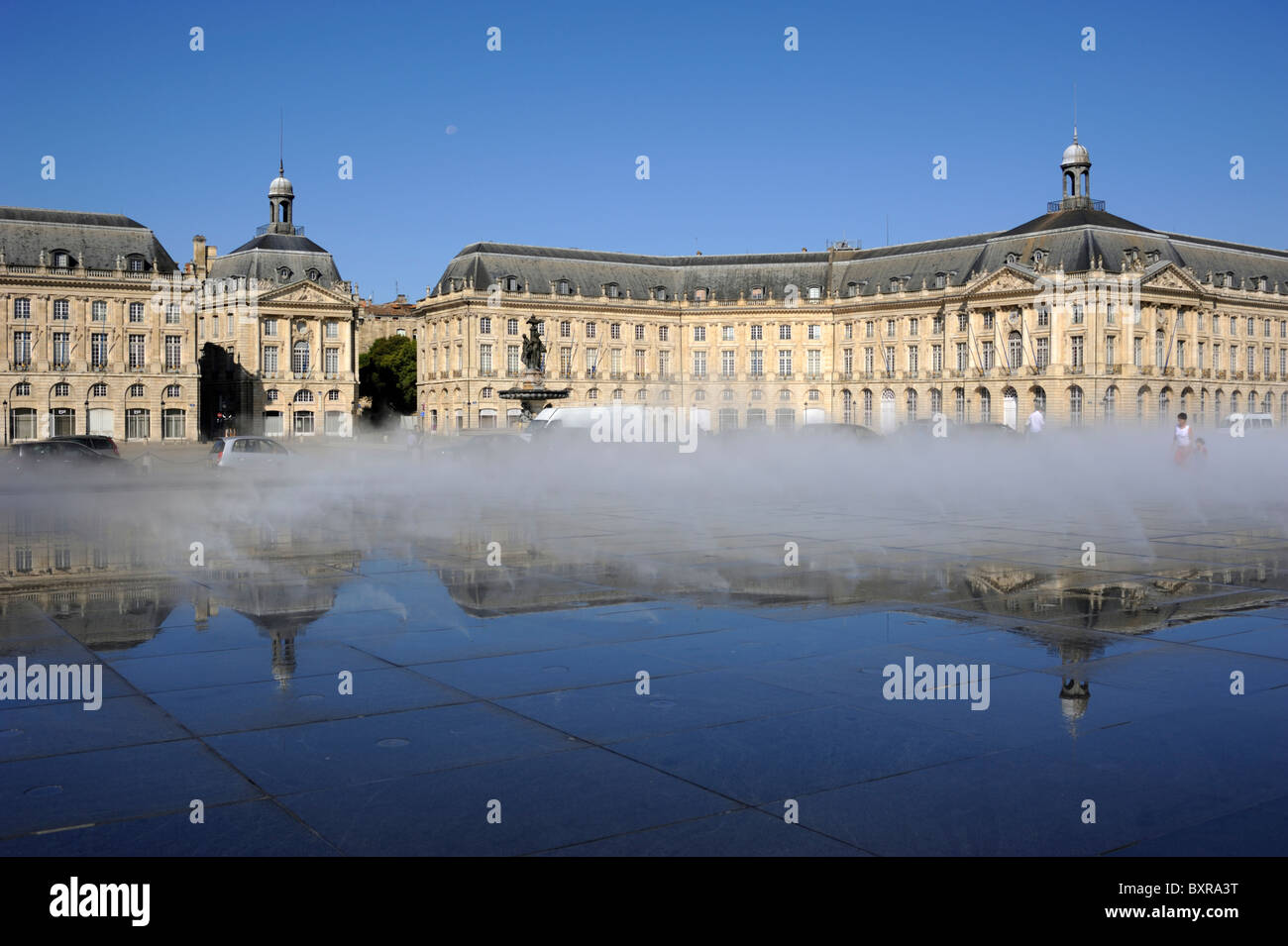 France, Bordeaux, Place de la Bourse Stock Photo