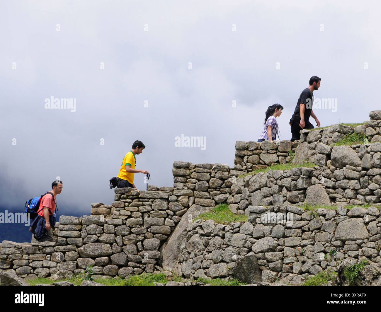 Peru group tour machu picchu hi-res stock photography and images - Alamy