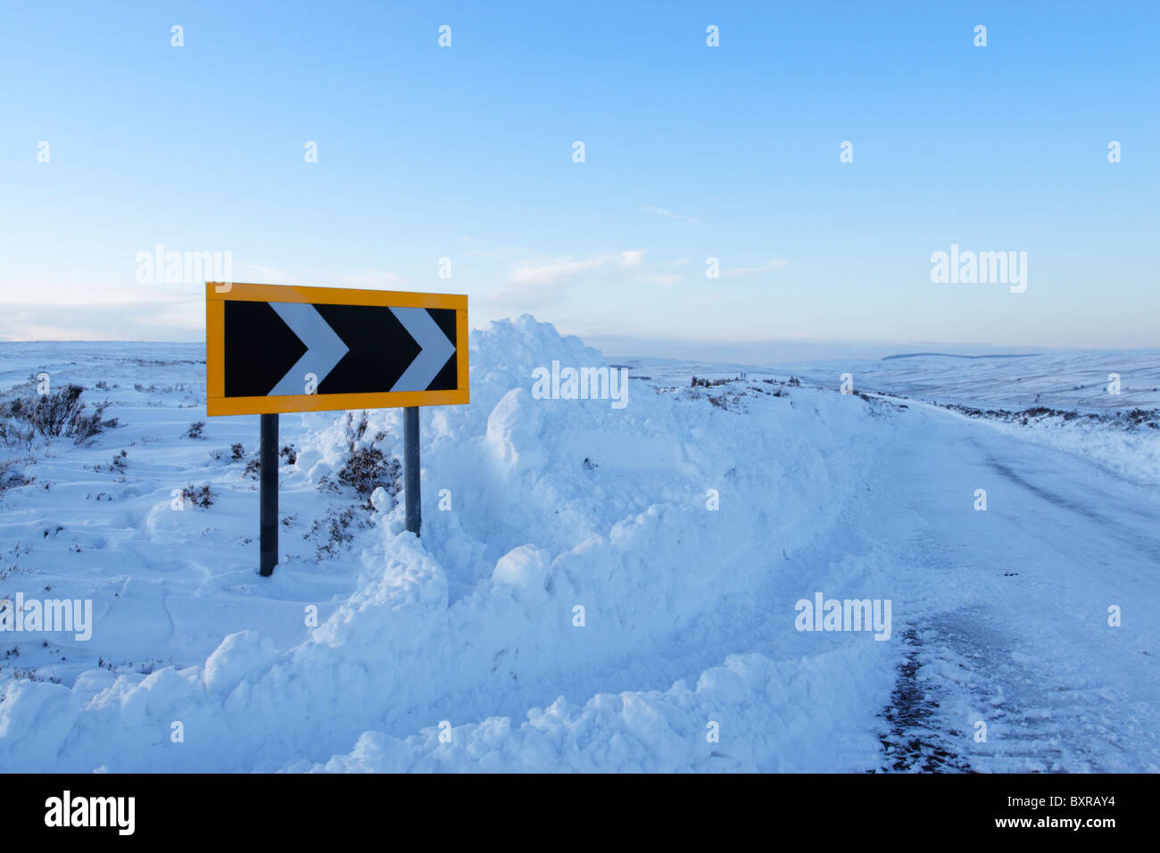 Dangerous bend warning sign hi-res stock photography and images - Alamy