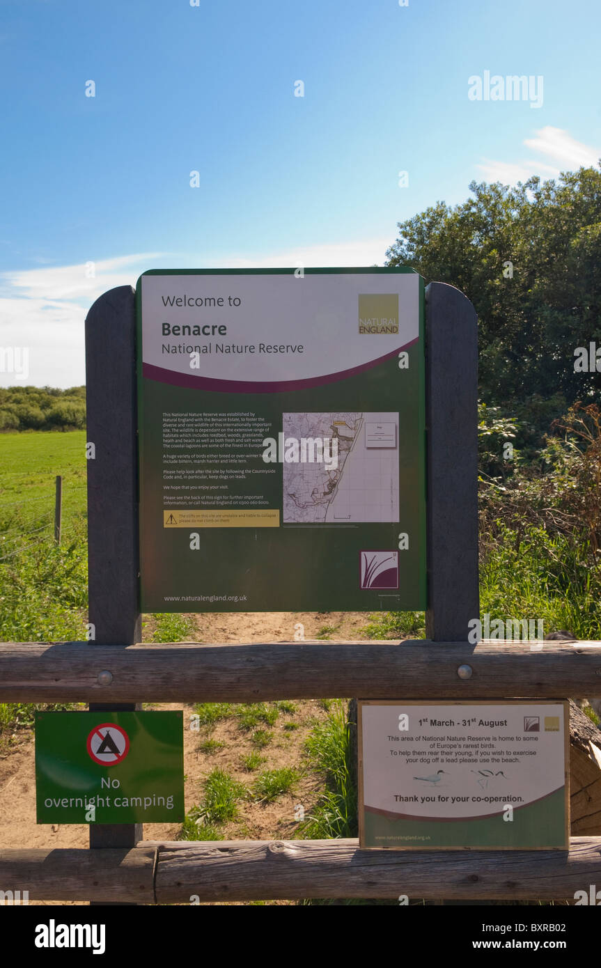 The Benacre National Nature Reserve in Benacre , Suffolk , England ...