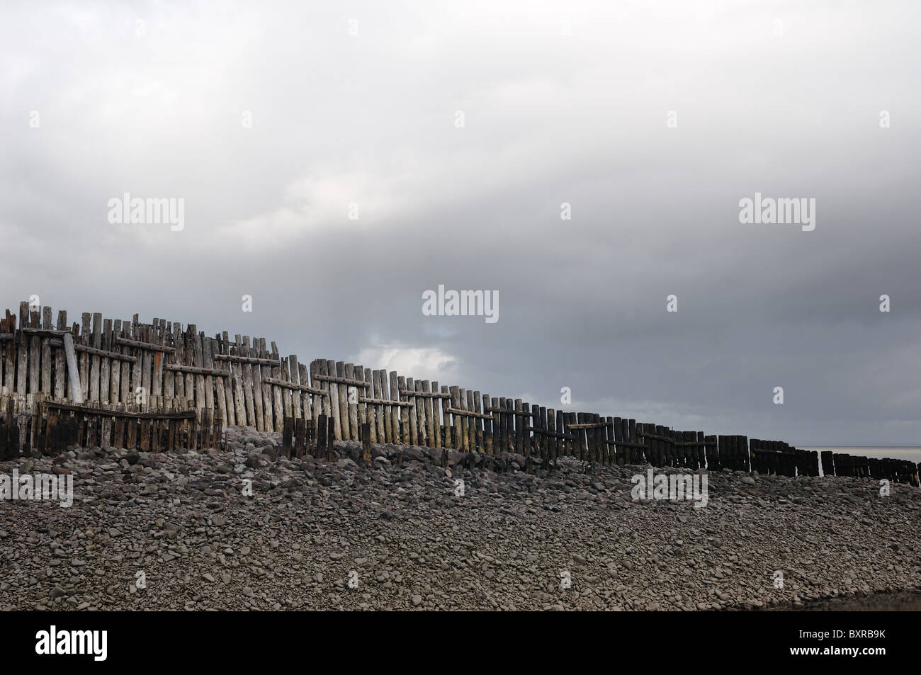Beach Groyne - John Gollop Stock Photo