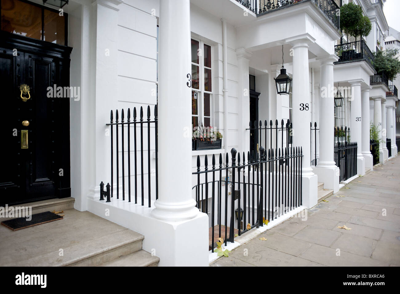 Residential property, Thurloe Square, Kensington, West London, England