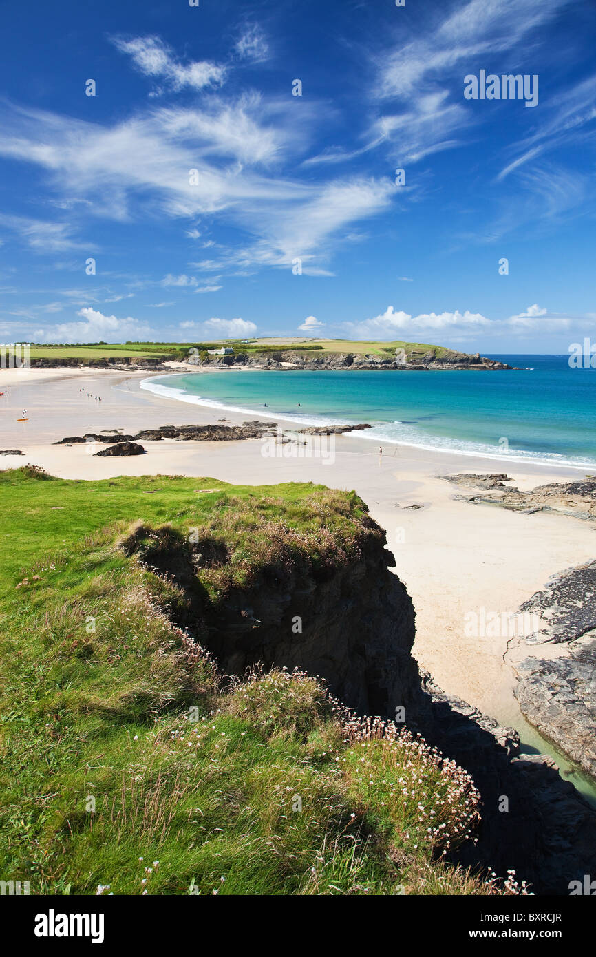 Harlyn Bay, Nr Padstow, North Cornwall, UK Stock Photo - Alamy