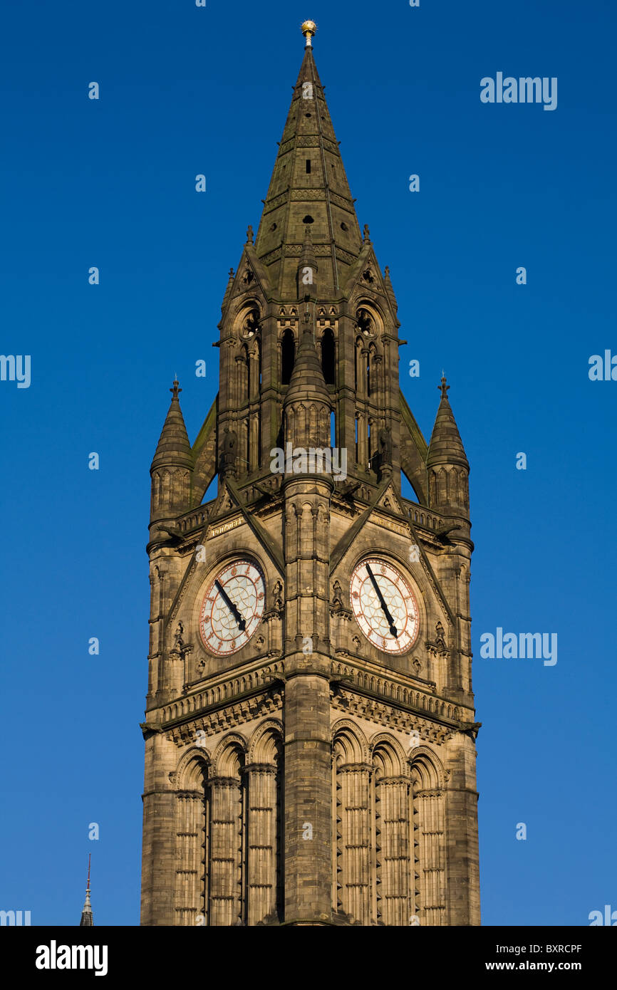 The Clock Tower Manchester Town Hall architect Alfred Waterhouse