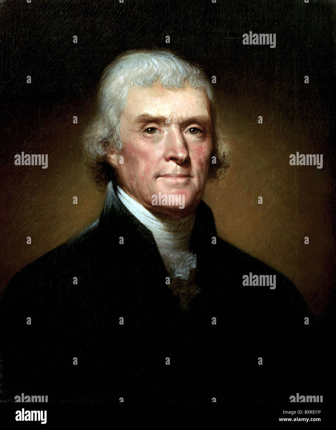 Thomas Jefferson, President Thomas Jefferson Stock Photo