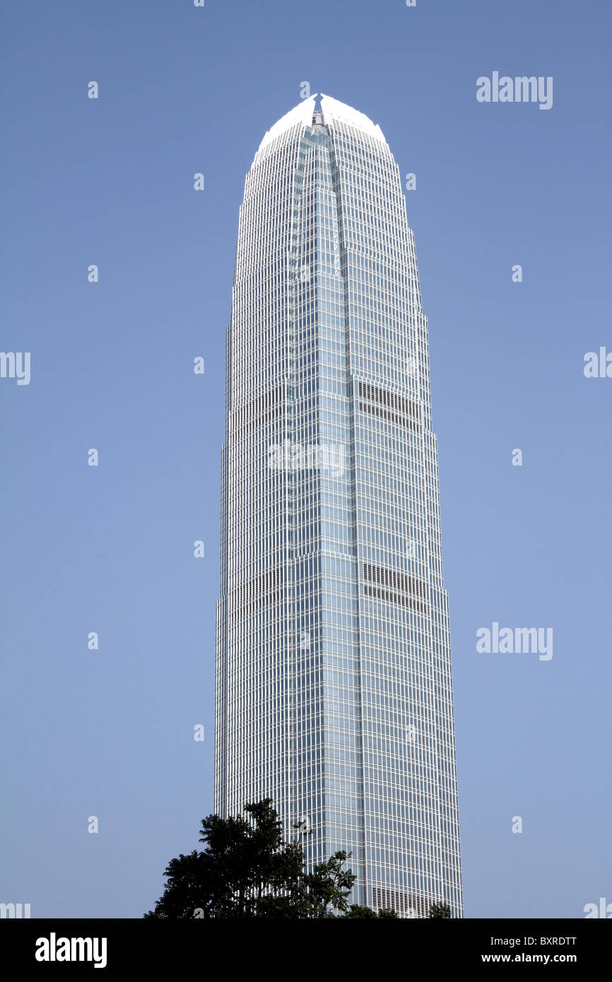 The Two Ifc Office Building Skyscraper In Hong Kong China