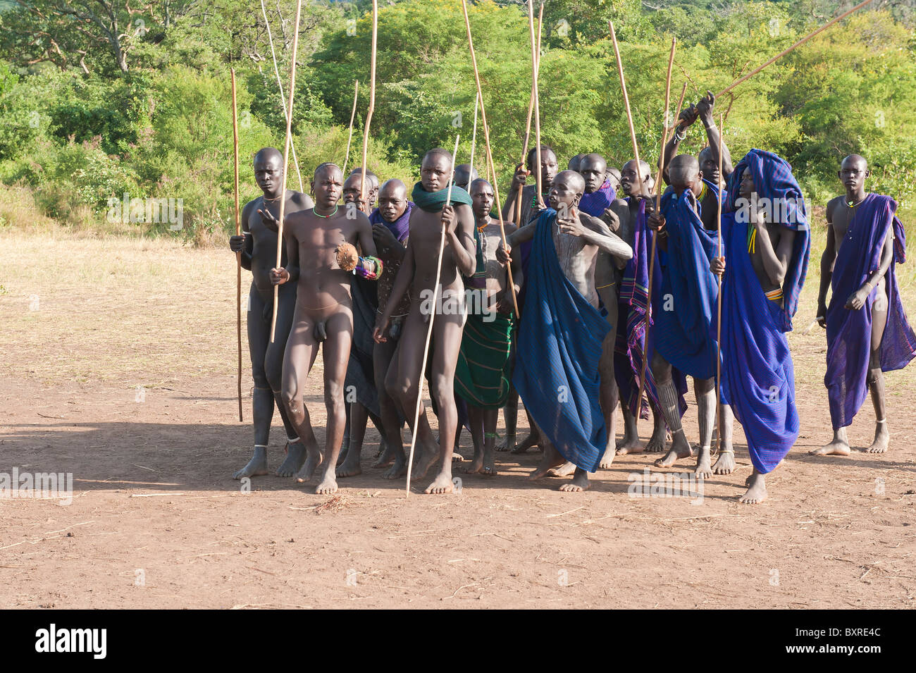 Donga Stick Fight Ceremony Surma Tribe Tulgit Omo River