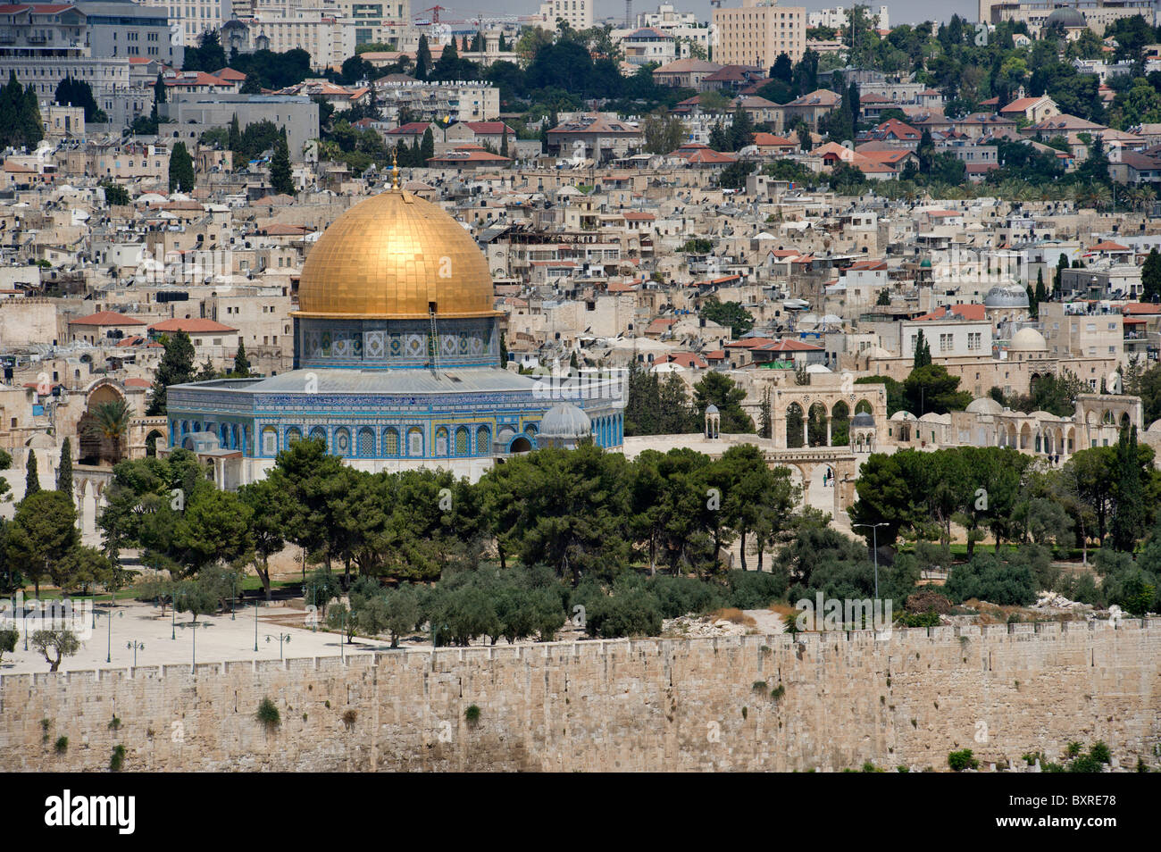 Dome of the Rock Jerusalem Israel Stock Photo