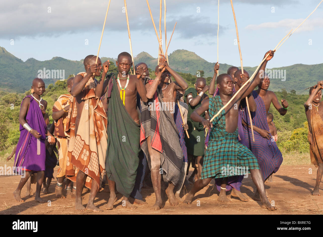 Donga stick fighting in Surma tribe - Ethiopia, One of the …