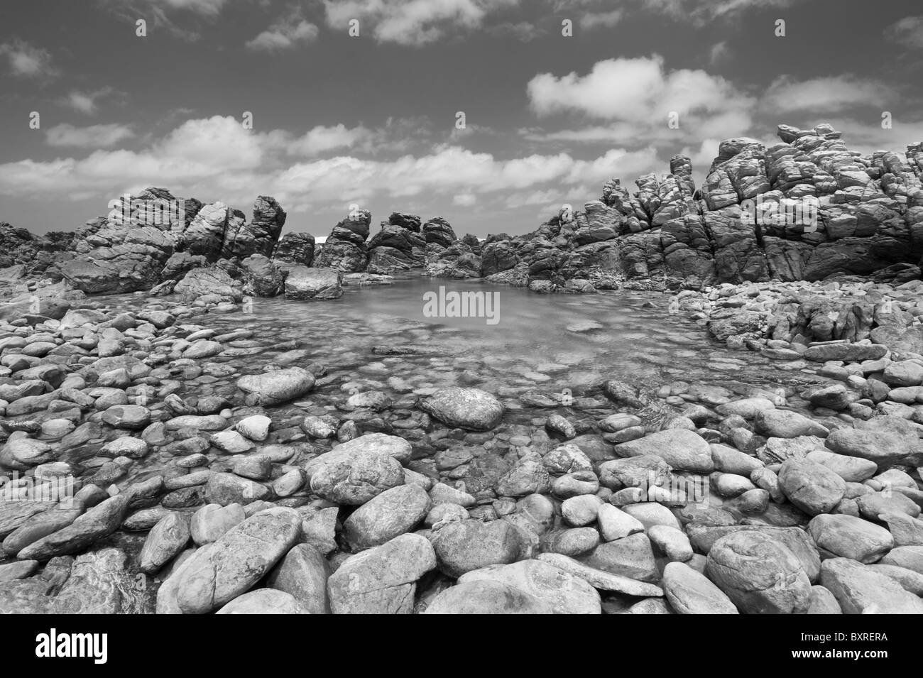 South africa beach pebbles Black and White Stock Photos & Images - Alamy