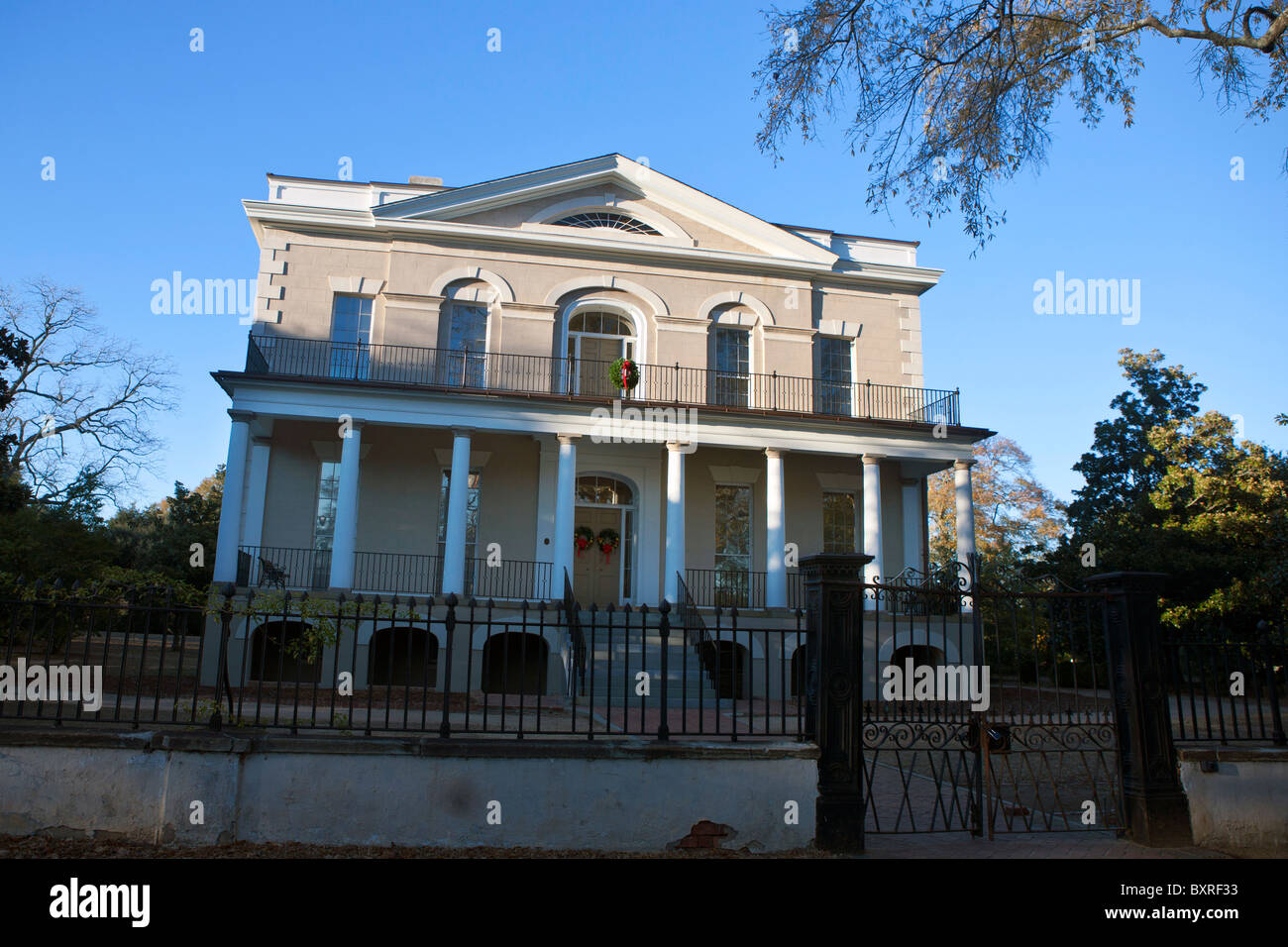 Exterior of Hampton-Preston House, Columbia, South Carolina, United States of America Stock Photo