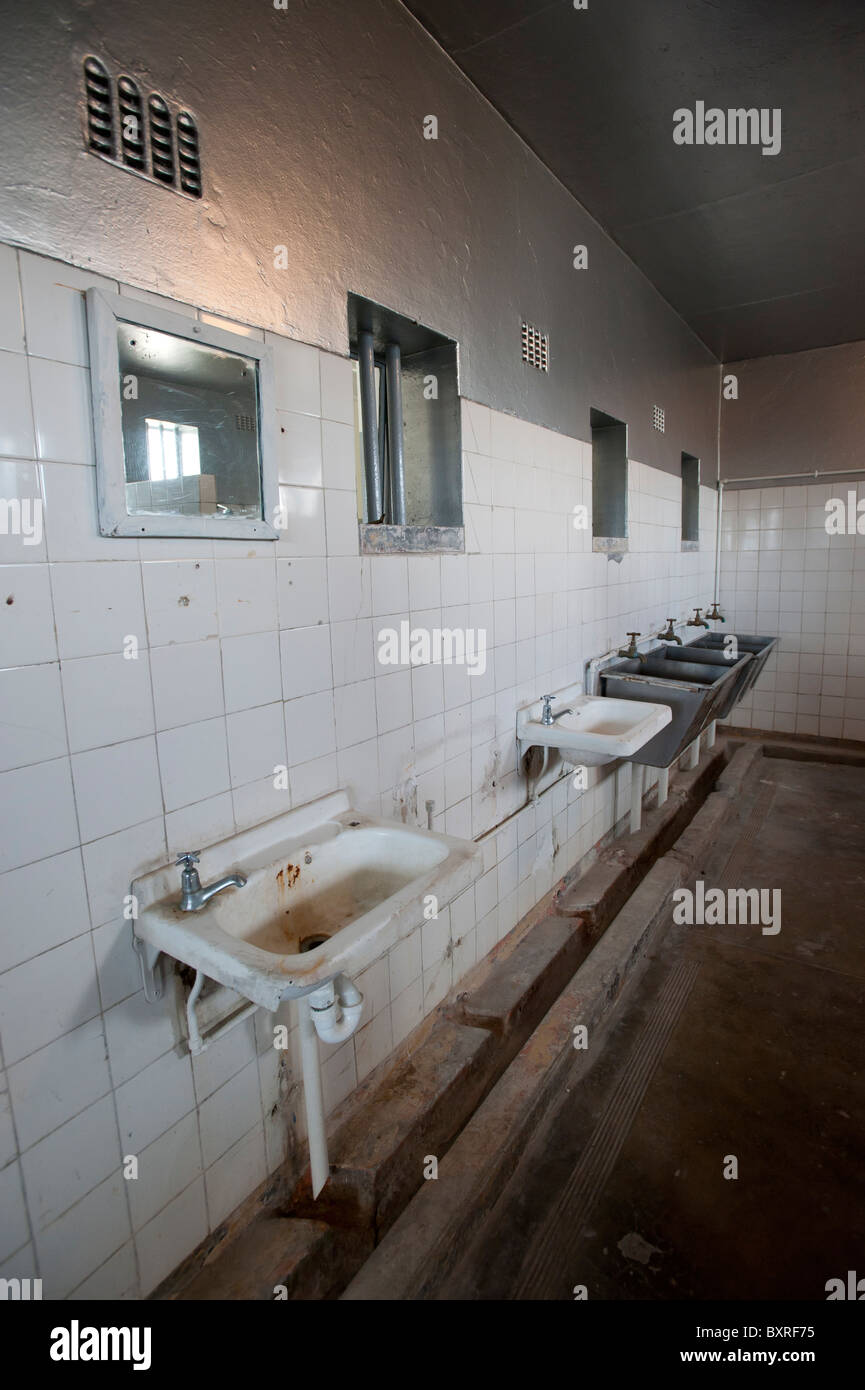 Shower Block and Wash Room in the Political Prisoners Wing, Robben