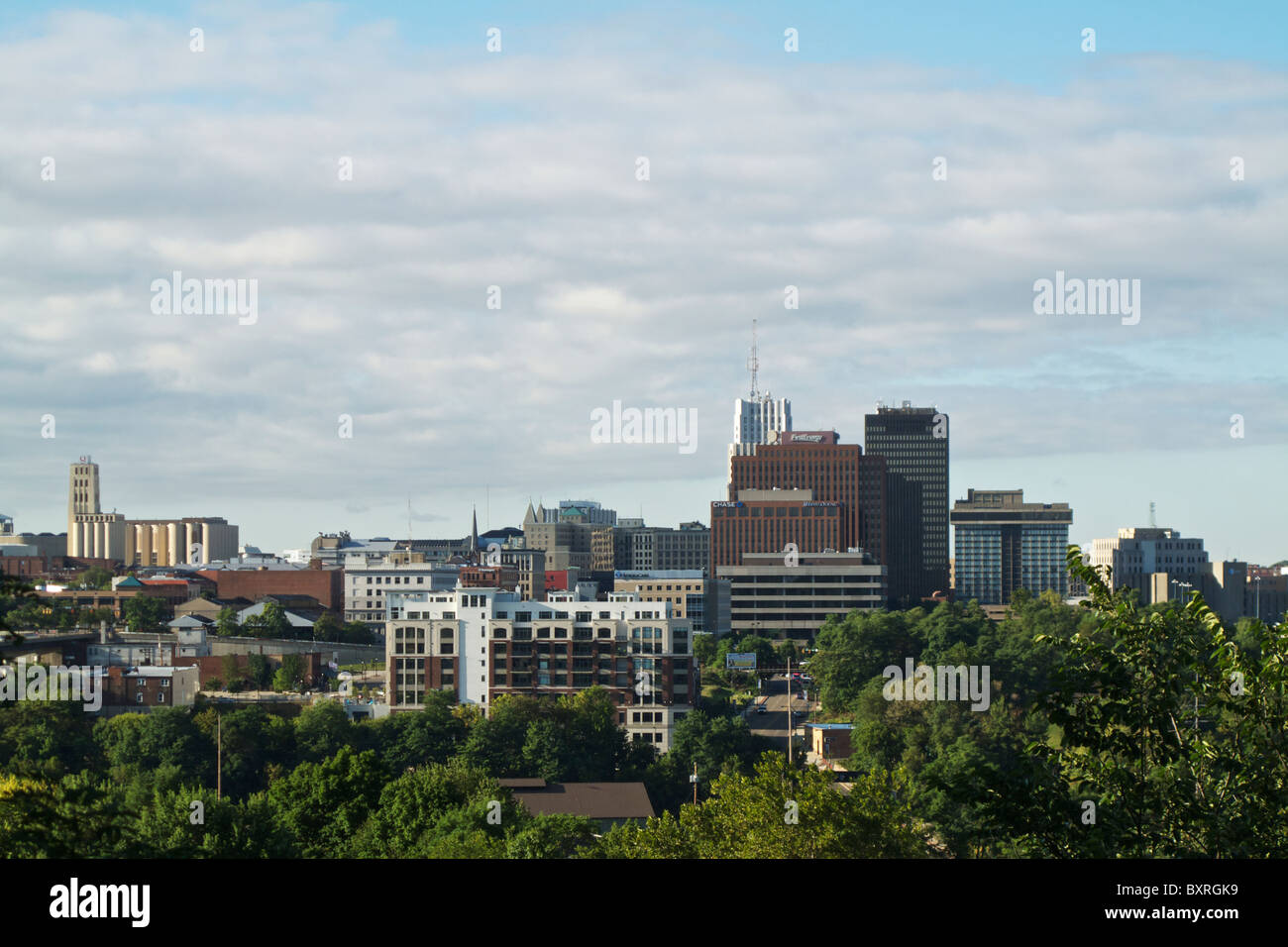 Downtown Akron Ohio Skyline Hi Res Stock Photography And Images Alamy
