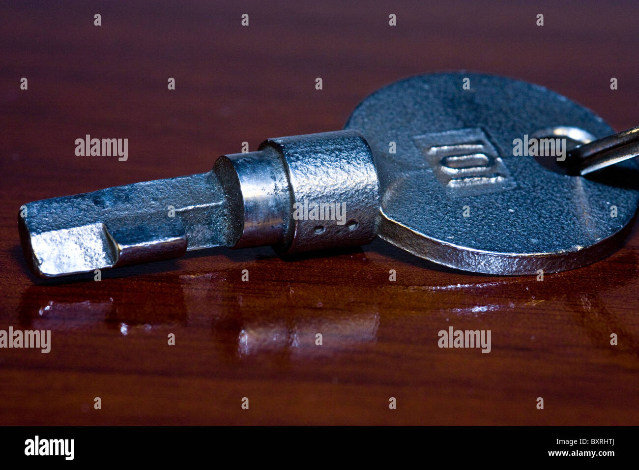 Railroad Switch Key Stock Photo Alamy