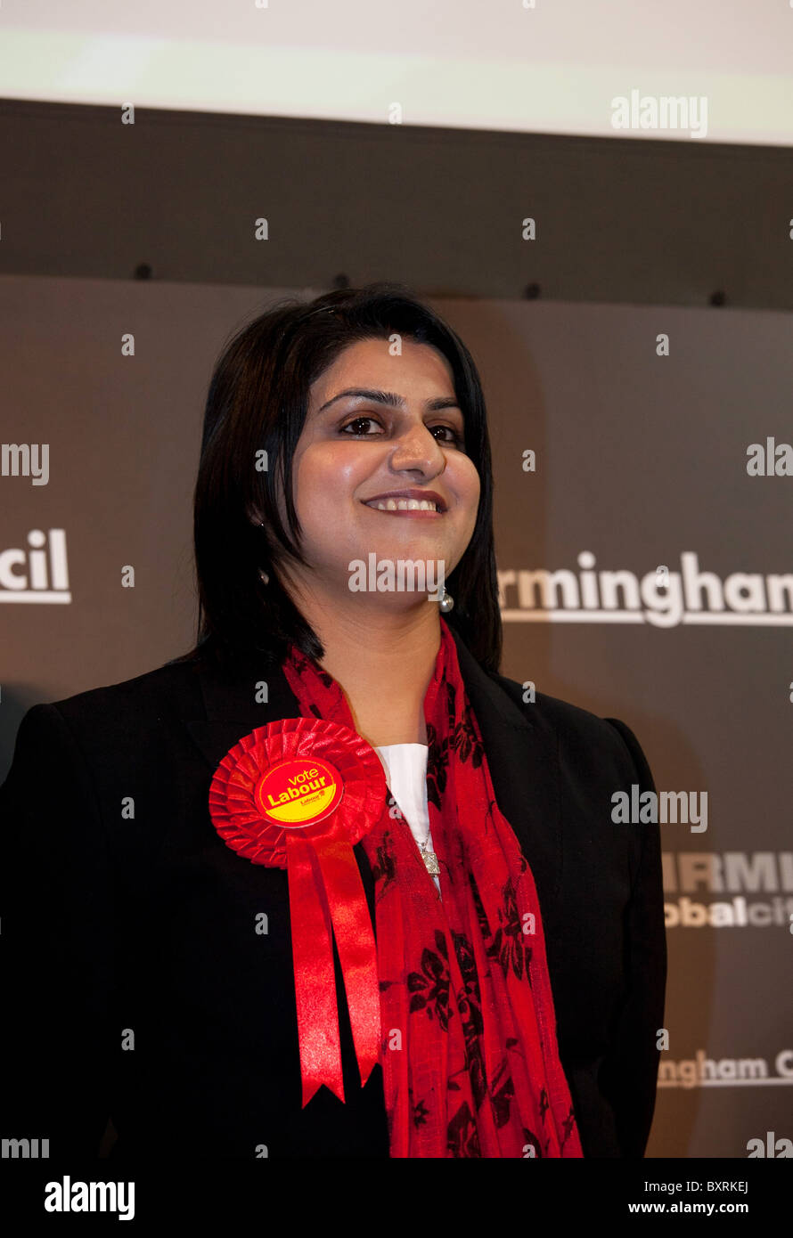Shabana Mahmood, pictured after being elected as M.P. for Ladywood ...