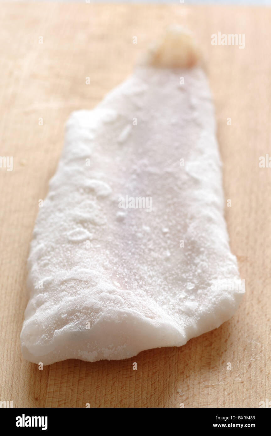 Frozen cod fish Stock Photo Alamy