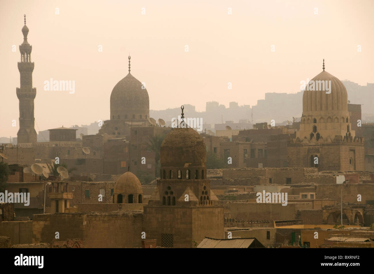 Egypt, Old Cairo, City of the Dead (Northern Cemetery) Stock Photo
