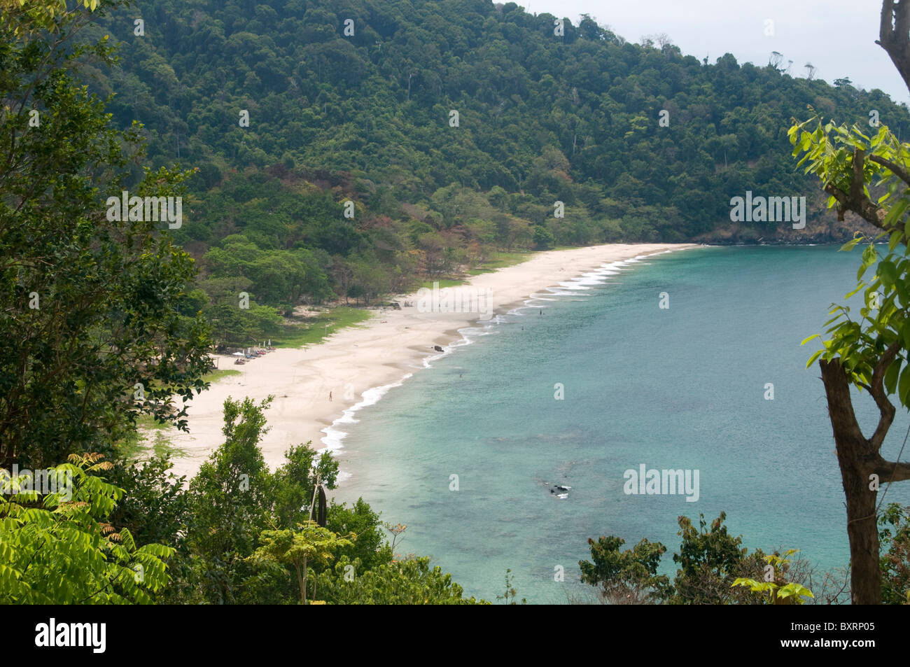 Thailand, Ko Lanta, Ao Mai Pai, View of beach Stock Photo