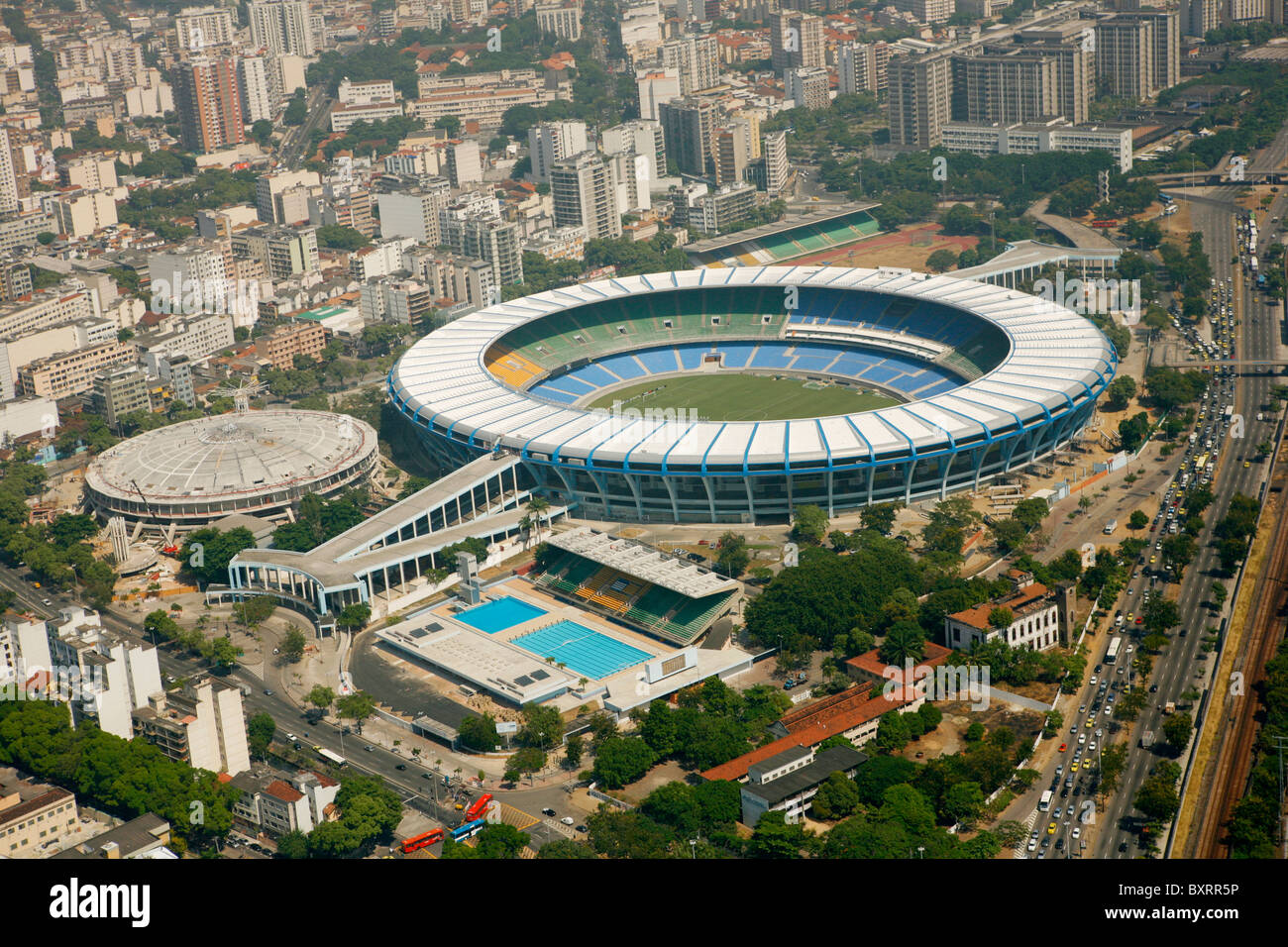 Brazil, Rio De Janeiro, Rio De Janeiro, Maracana stadium Stock Photo
