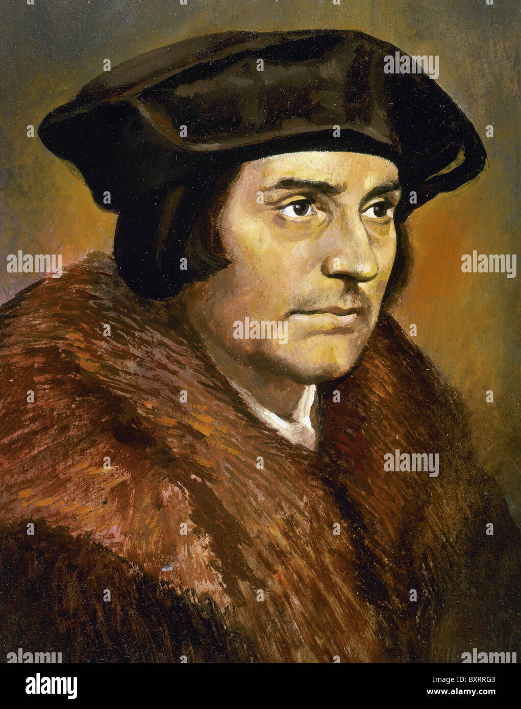 Thomas More (1478-1535). English lawyer, philosopher, author, statesman and humanist. Stock Photo