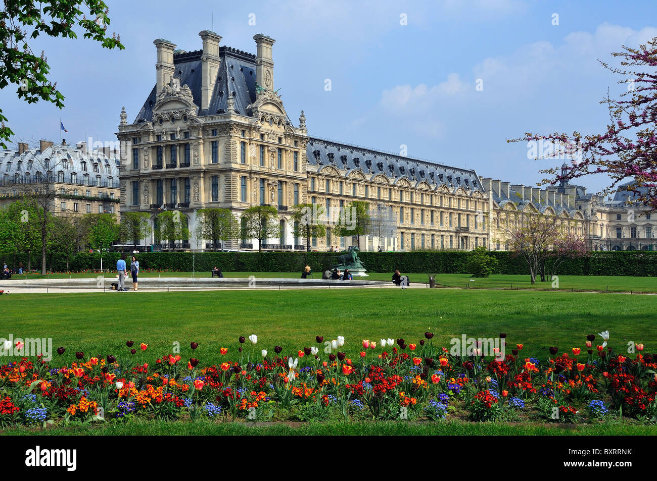 Jardin des Tuileries public garden, Rive droite, Paris, Île-de-France, France, Europe Stock Photo