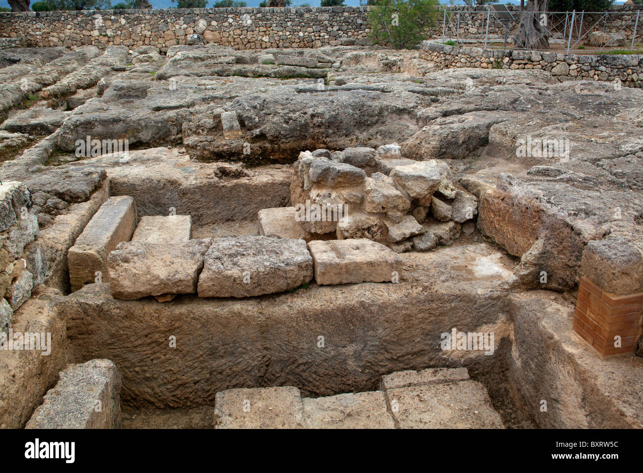 Achaeological site, Egnazia, Apulia, Italy Stock Photo