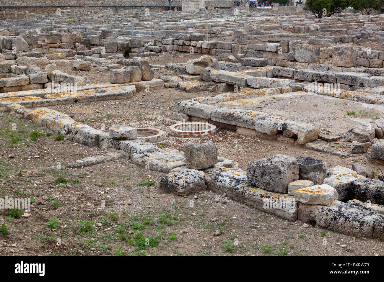 Achaeological site, Egnazia, Apulia, Italy Stock Photo