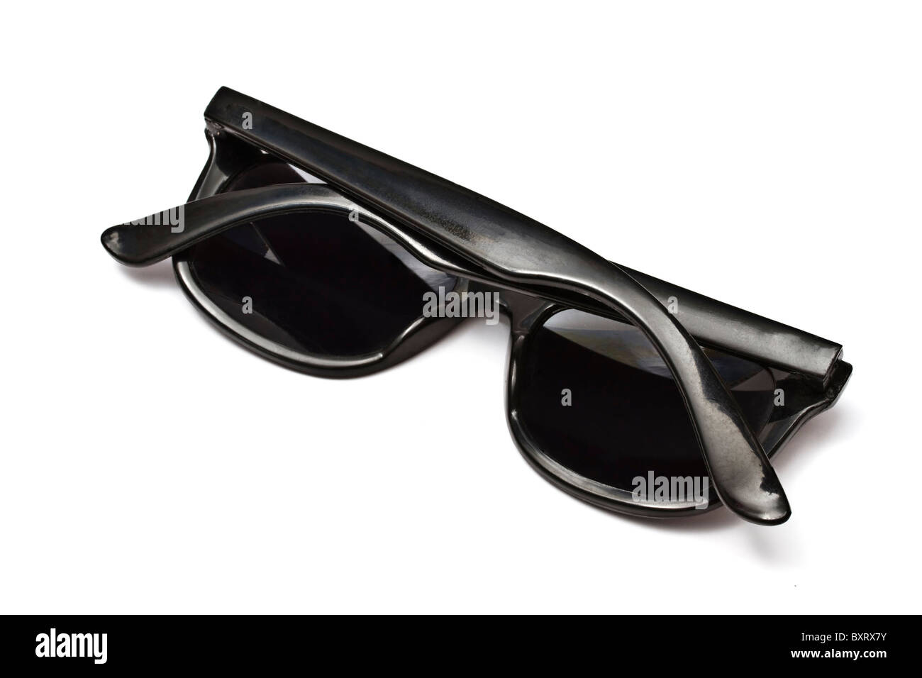 Black sunglasses isolated on white Stock Photo - Alamy