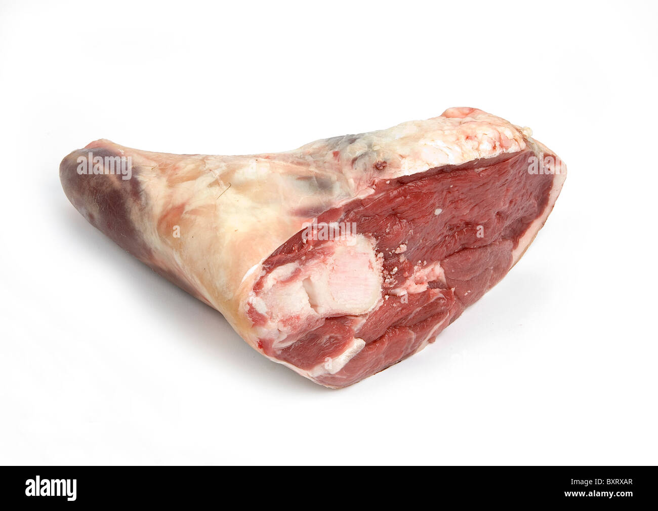 Leg of mutton, close-up Stock Photo