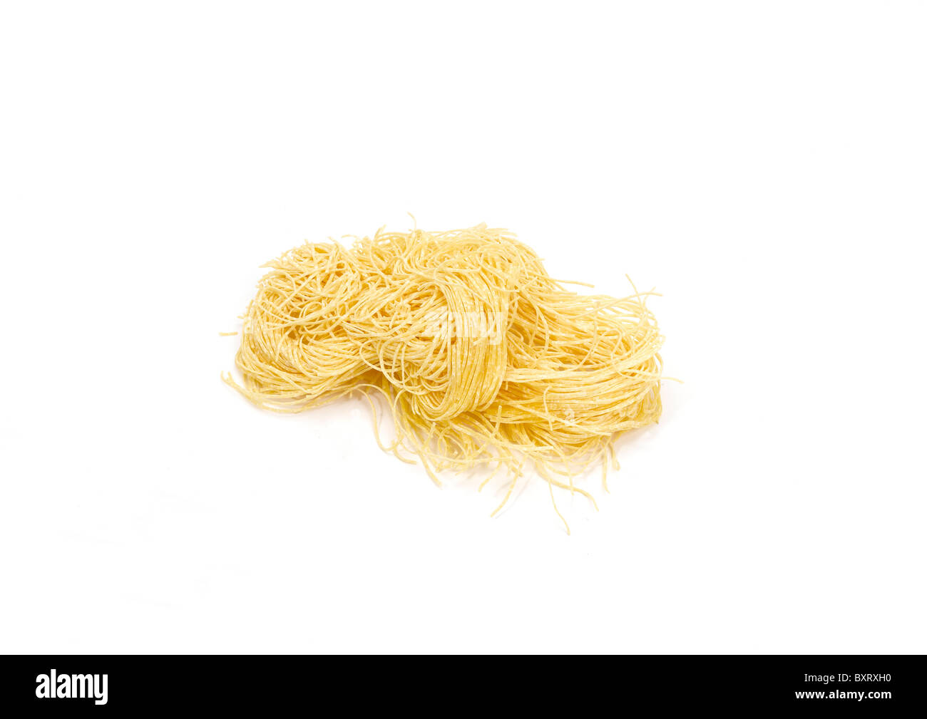 Tagliolini thin dried egg pasta Stock Photo Alamy