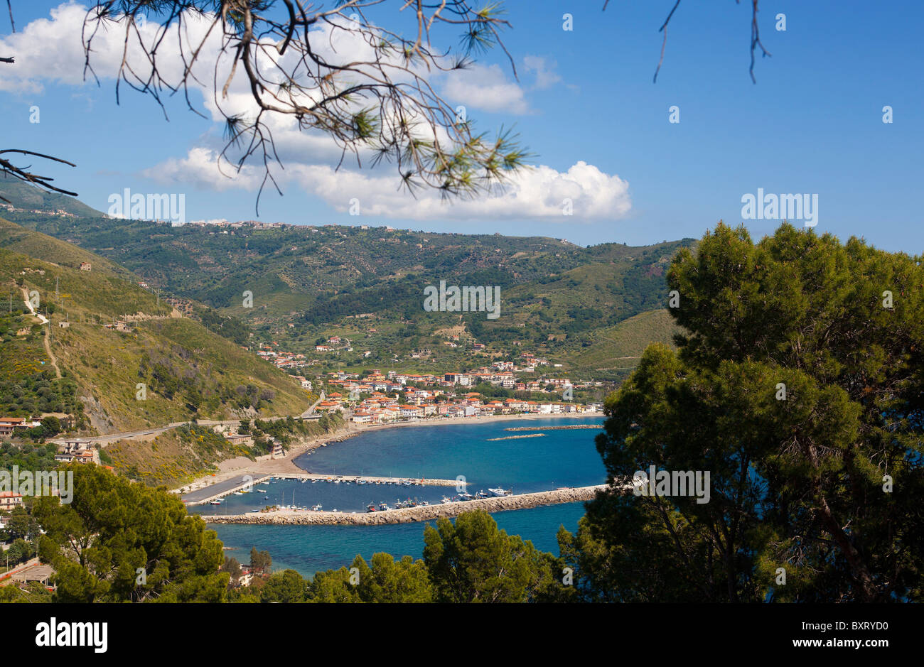 Coast near Castellabate, Parco Nazionale del Cilento e Vallo di Diano, Campania, Italy Stock Coast near Castellabate, Parco Nazionale del Cilento e Vallo di Diano, Campania, Italy Stock